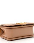 Caviar Quilted Small Top Handle Boy Flap Beige