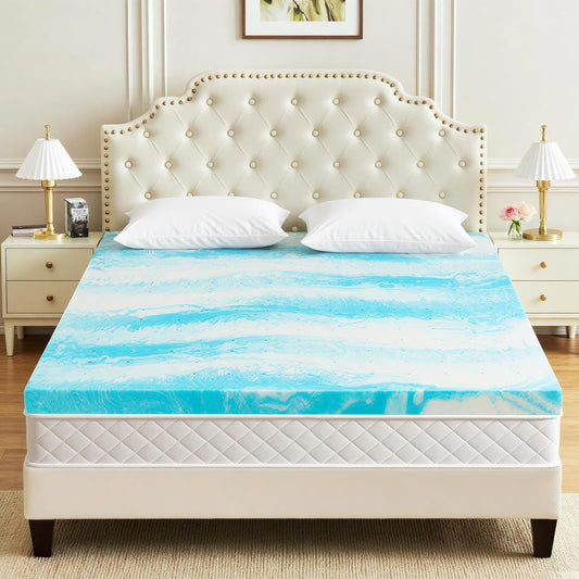 Topper Materasso Matrimoniale in Gel Memory Foam