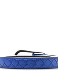 Metallic Nappa Intrecciato Belt 80 32 Blue