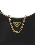 Saffiano Lux Re-Edition 2005 Shoulder Bag Black