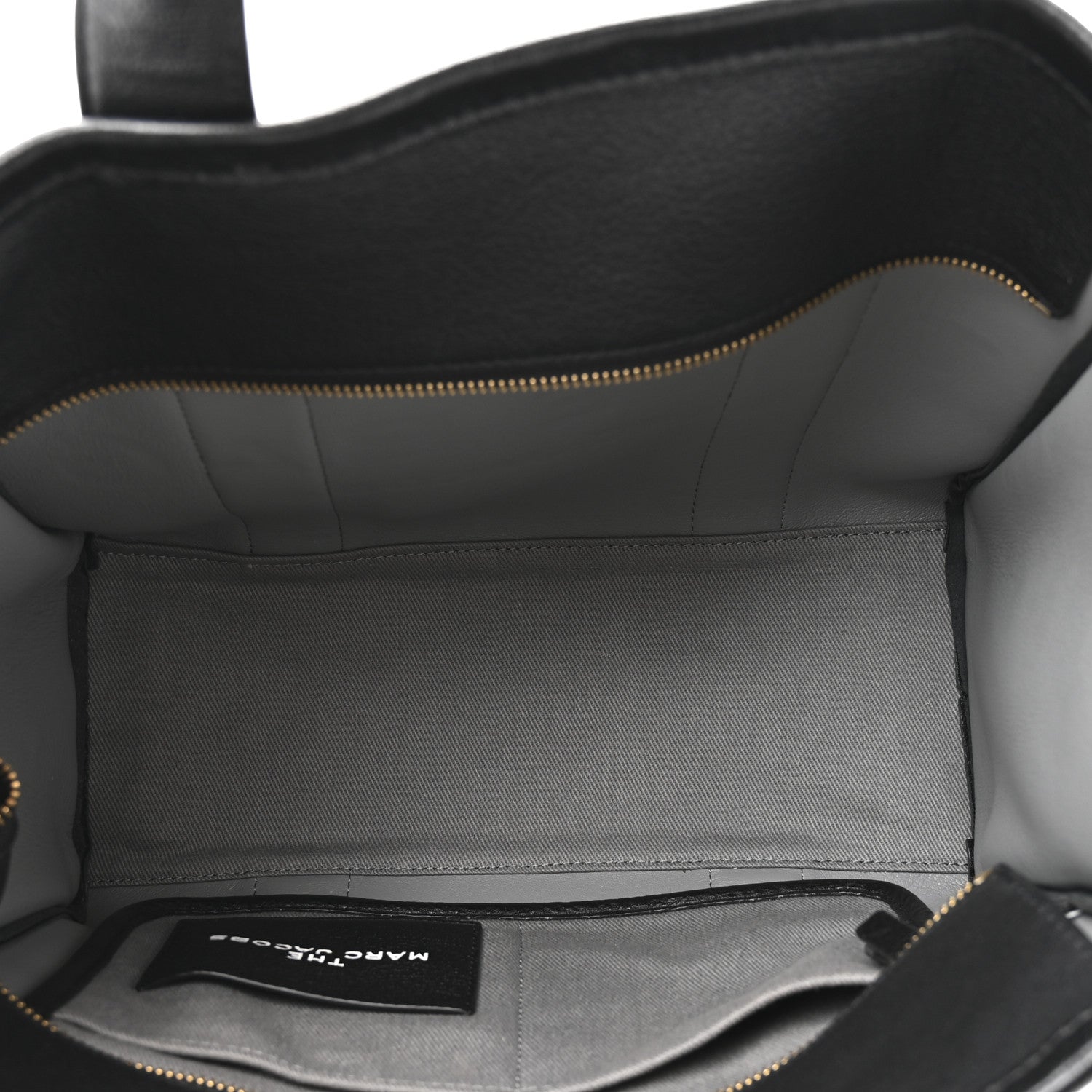 Grained Calfskin Medium The Tote Bag Black