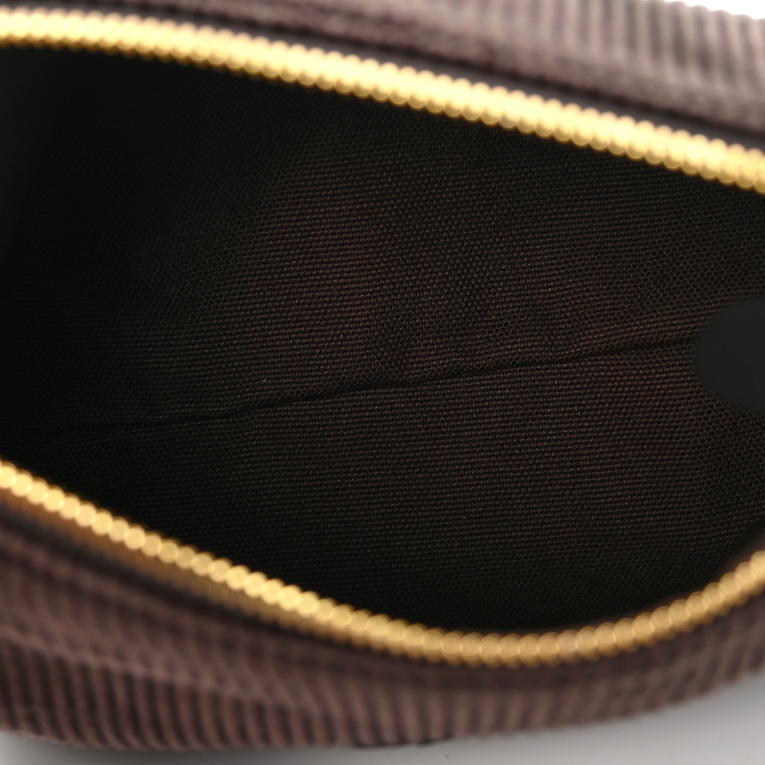 Corduroy Pouch Bag Ebony Baltic Blue
