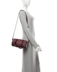 GG Shadow Monogram Ophidia Top Handle Bowler Bag  Rosso Ancora Red
