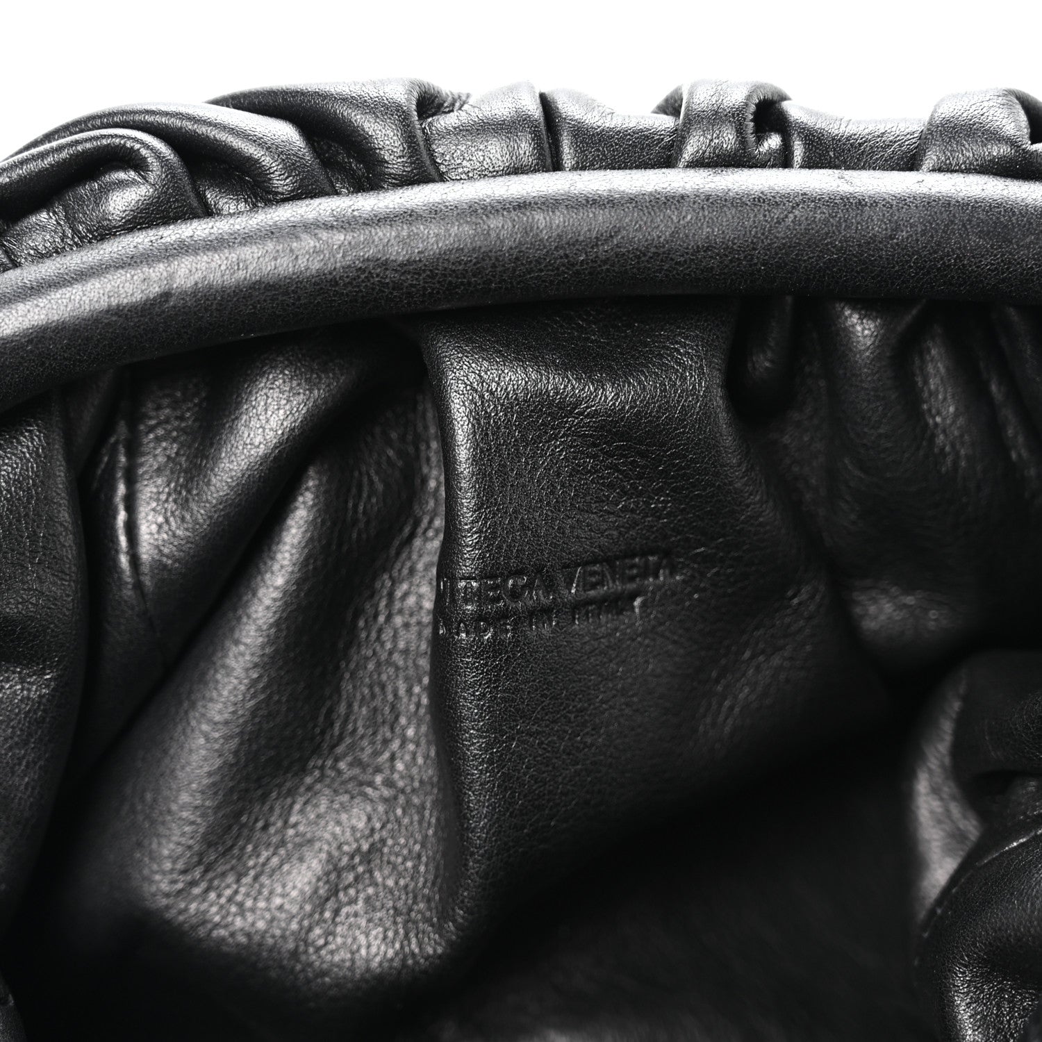 Butter Calfskin The Mini Pouch Black