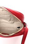 Pebbled Calfskin Small Soho Disco Bag Tabasco Red