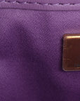 Suede Quilted Mini CHNL 25 Handbag Purple