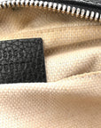 Pebbled Calfskin Small Soho Disco Bag Black