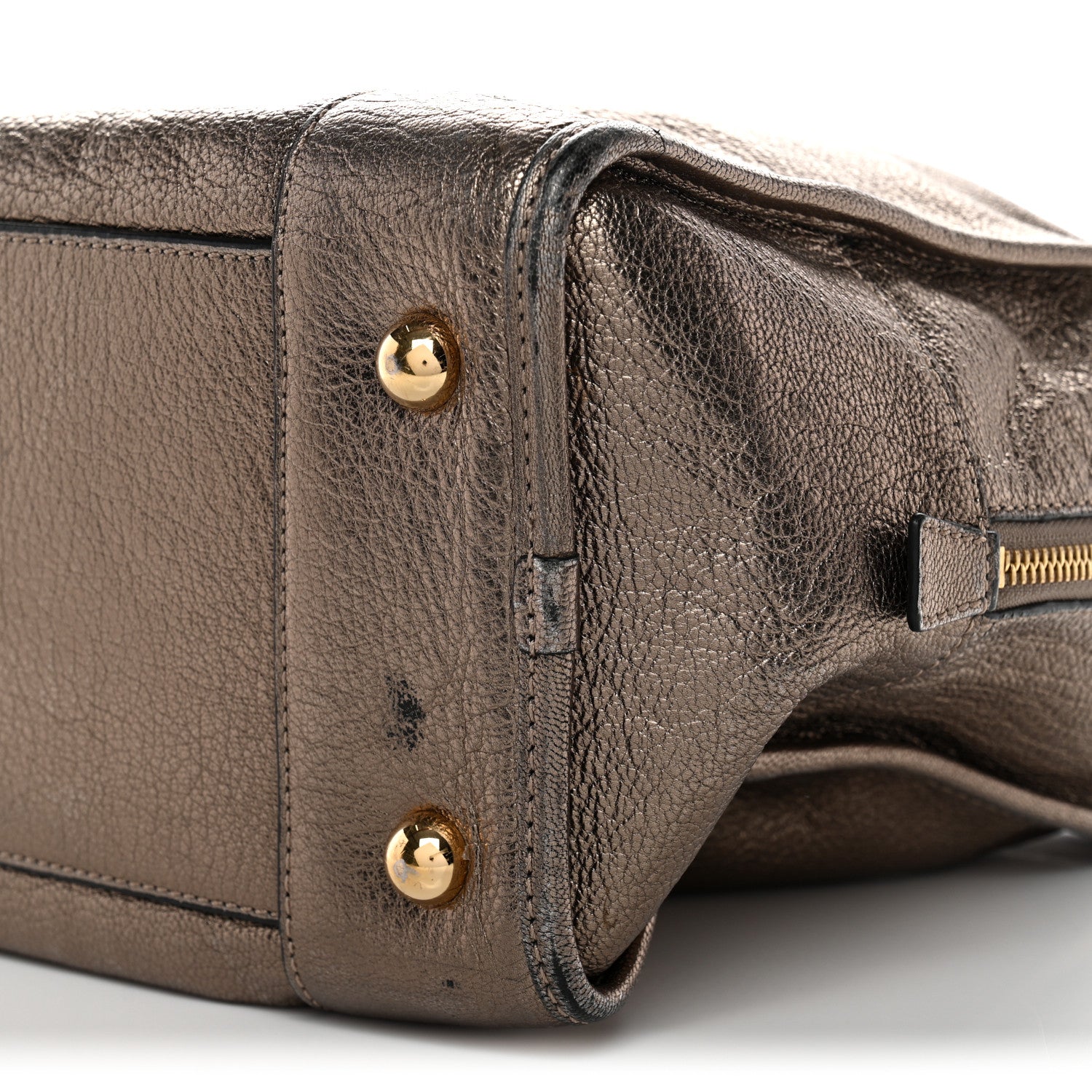 Metallic Calfskin Amazona 28 Bronze