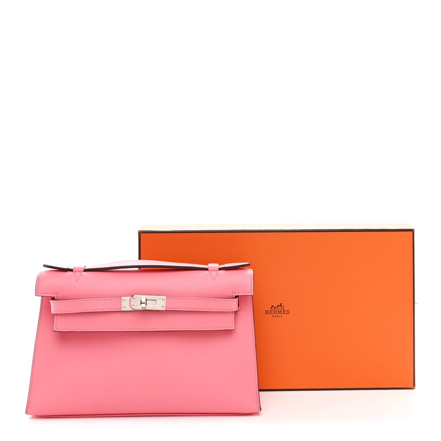 Swift Kelly Pochette Clutch Rose Ete
