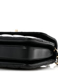 Lambskin Quilted Small Trendy CC Dual Handle Flap Bag Black