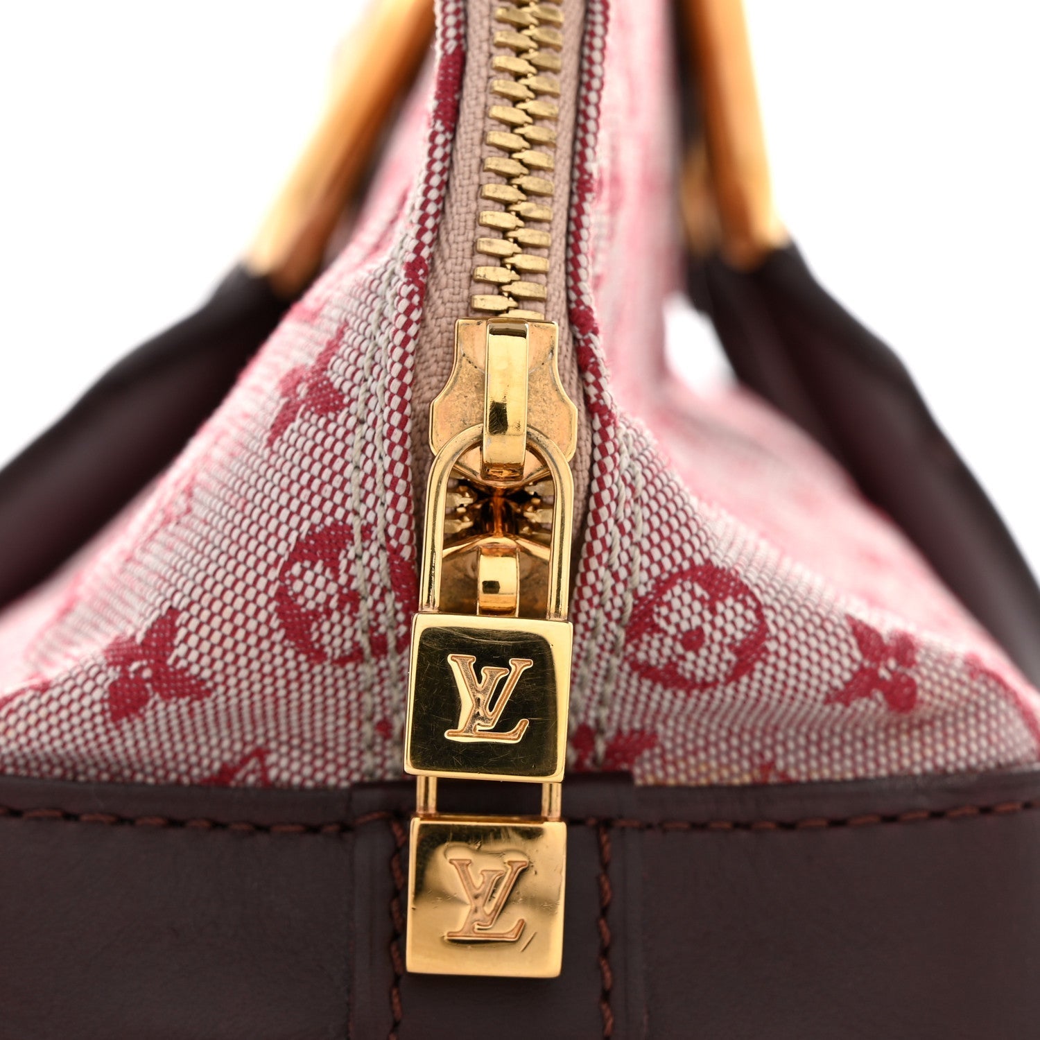 Mini Monogram Alma Long Cherry