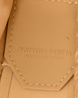 Paper Calfskin Maxi Intrecciato Cassette Crossbody Bag Porridge
