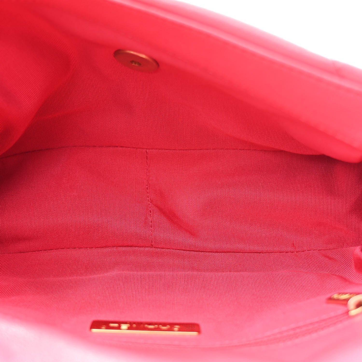 Lambskin Quilted Medium CHNL 19 Flap Dark Pink