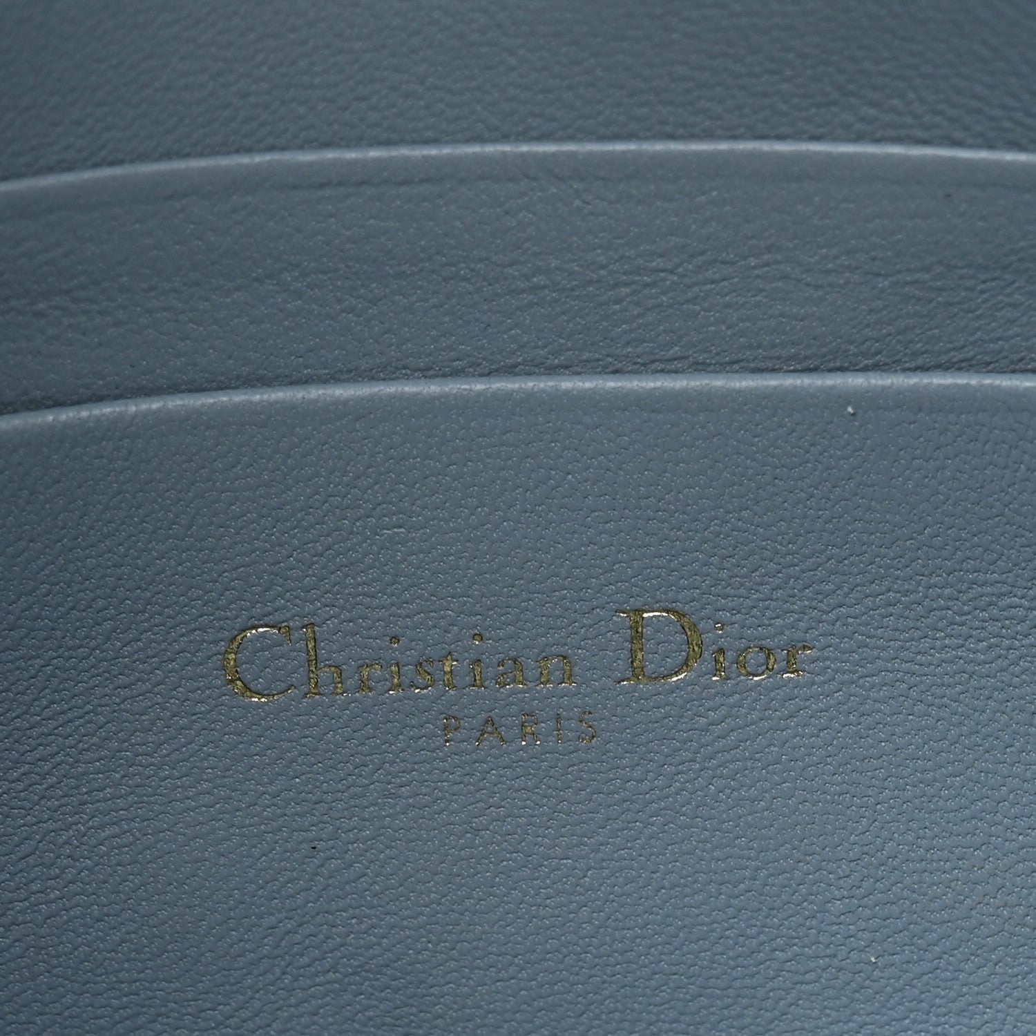 Lambskin Macrocannage Mini D1OR Caro Bag Cloud Blue