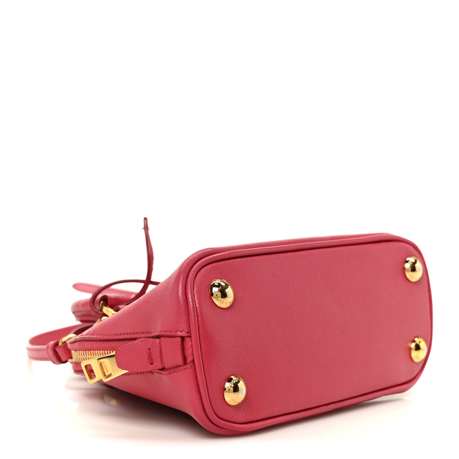 Saffiano Lux Mini Promenade Tote Fuxia
