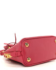 Saffiano Lux Mini Promenade Tote Fuxia