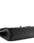 Aged Calfskin Quilted 2.55 Reissue 225 Flap So Black