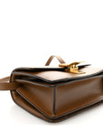 Box Calfskin Small Classic Box Flap Bag Camel