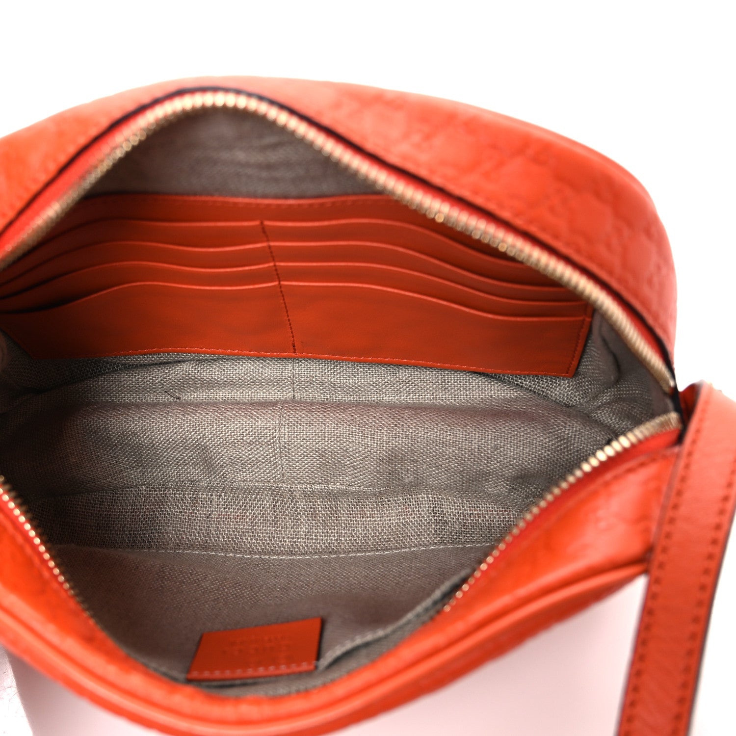 Soft MicroGCCIssima Mini Bree Messenger Bag Sun Orange
