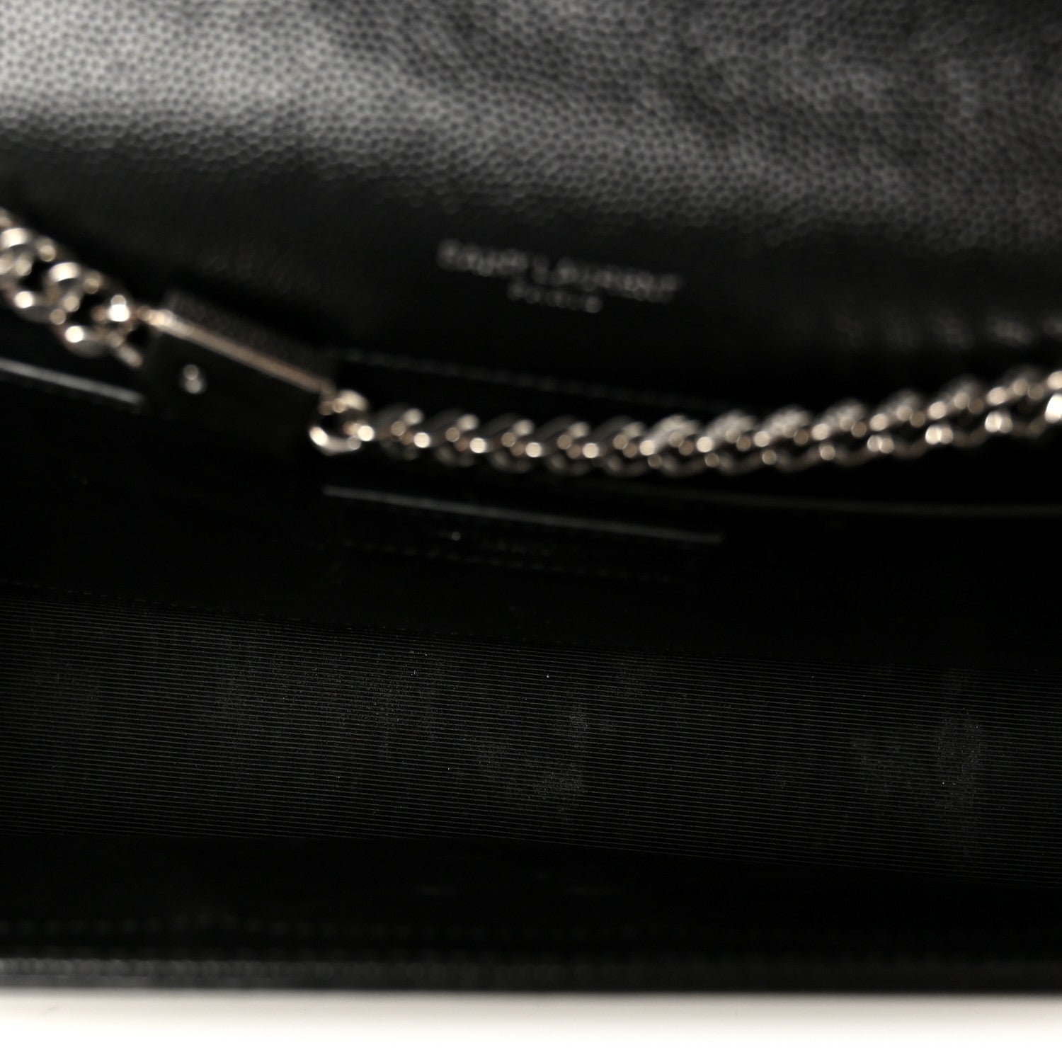 Grain De Poudre Medium Classic Monogram Kate Tassel Satchel Black