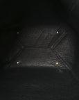 Heritage Grain Check Embossed Medium Dewsbury Tote Black