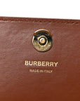 Calfskin House Check Hampshire Wallet On Chain Tan