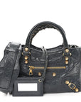 Agneau Giant 12 Gold Hardware Mini City Anthracite