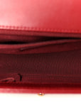 Lambskin Quilted New Medium Boy Flap Dark Red