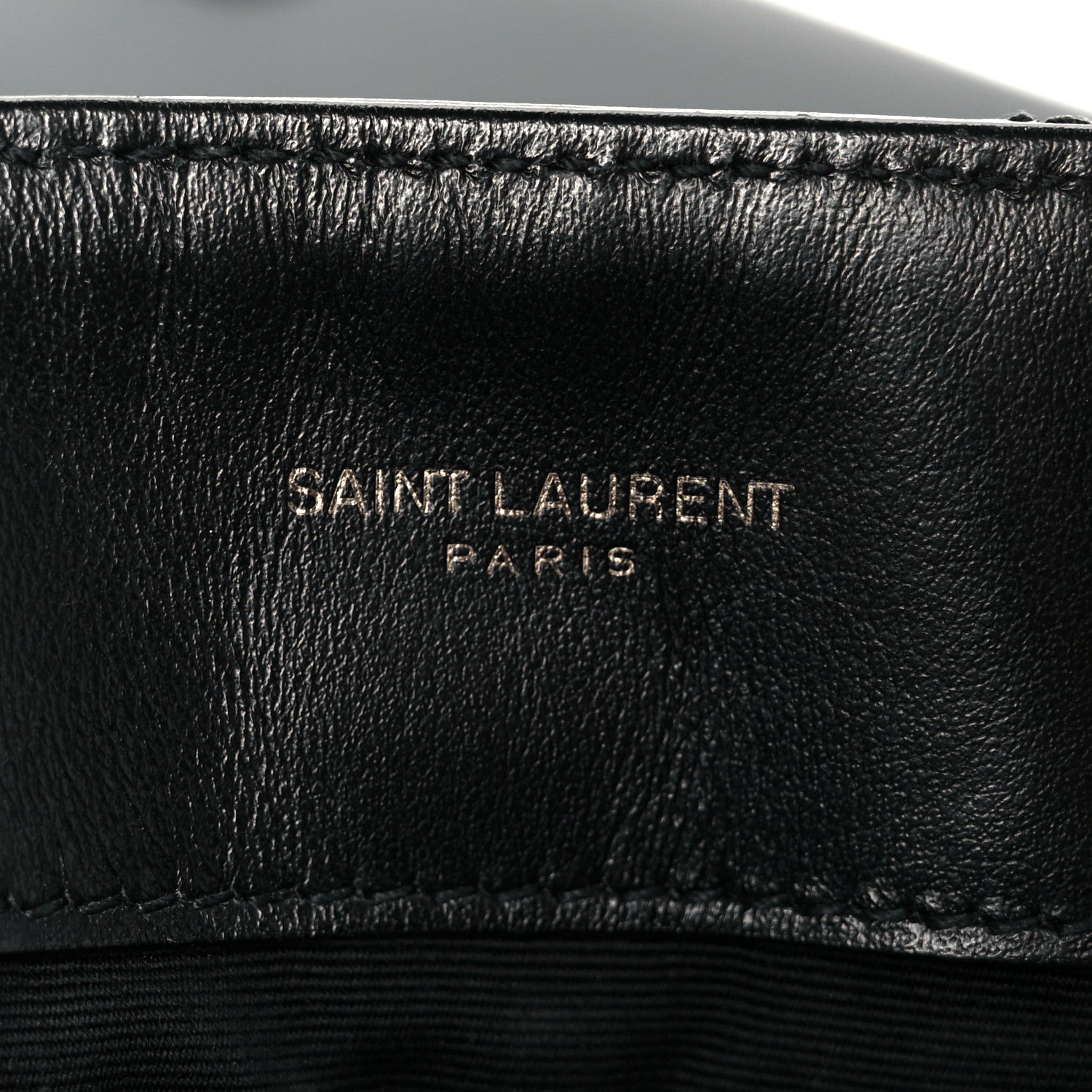 Calfskin Y Quilted Monogram Monochrome Medium Loulou Chain Satchel Black