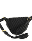 Calfskin Quilted New Wave Bumbag Black