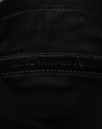 Arena Calfskin Medium Monaco Chain Shoulder Bag Black