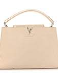 Taurillon Capucines MM Blanc Casse