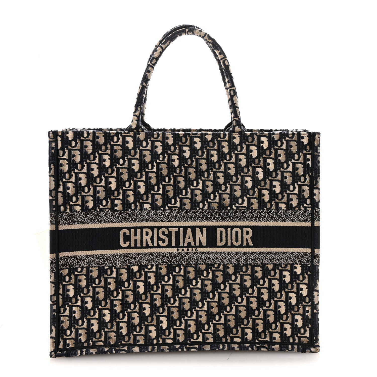 Oblique Large Book Tote Blue Multicolor