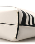 Calfskin Mushroom T Pouch Bag White