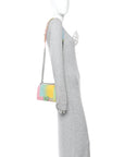 Caviar Quilted Small Cuba Rainbow Boy Flap  Multicolor