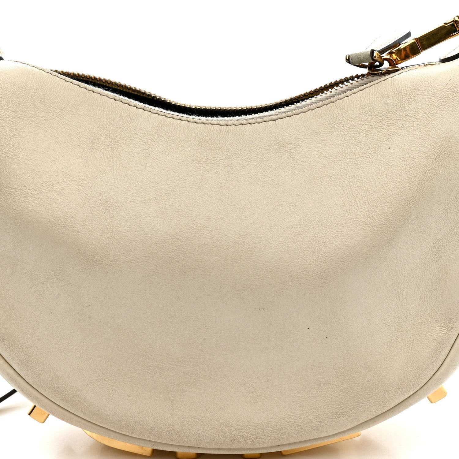 Vitello Grace Matte Mini FNDIgraphy Hobo Bag White Ice