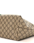 GG Supreme Monogram Medium Ophidia Shopping Tote Brown