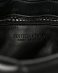 Nappa Maxi Intreccio Padded Cassette Crossbody Bag Black