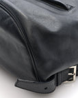 Calfskin Backpack Black