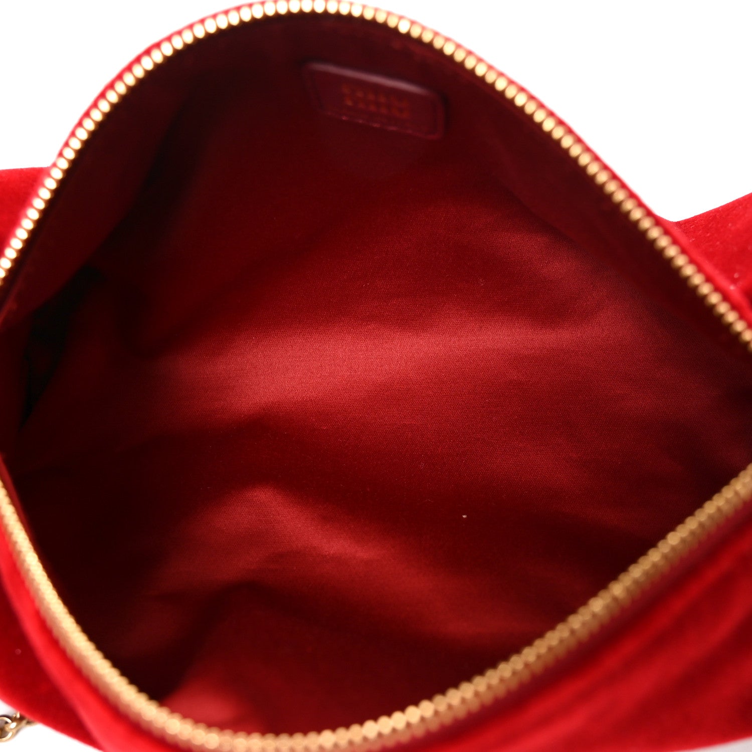 Velluto Mini Pouch Rosso