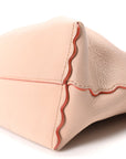 Vitello Dolce Scalloped Studded Medium By The Way Boston Bag Plaster