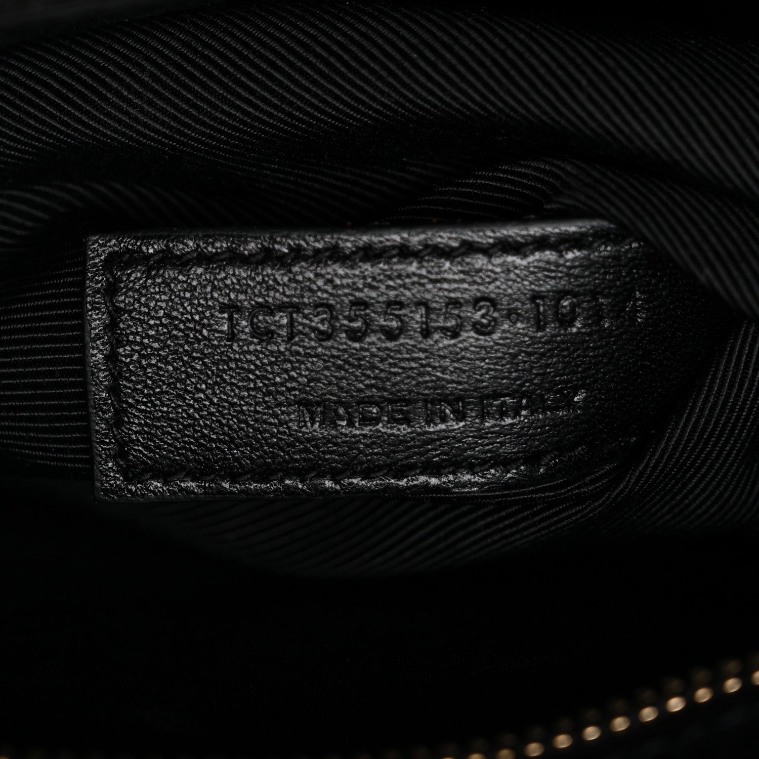 Grained Calfskin Small Sac De Jour Black
