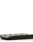 Nappa La Medusa Studded Zip Pouch Card Holder Black