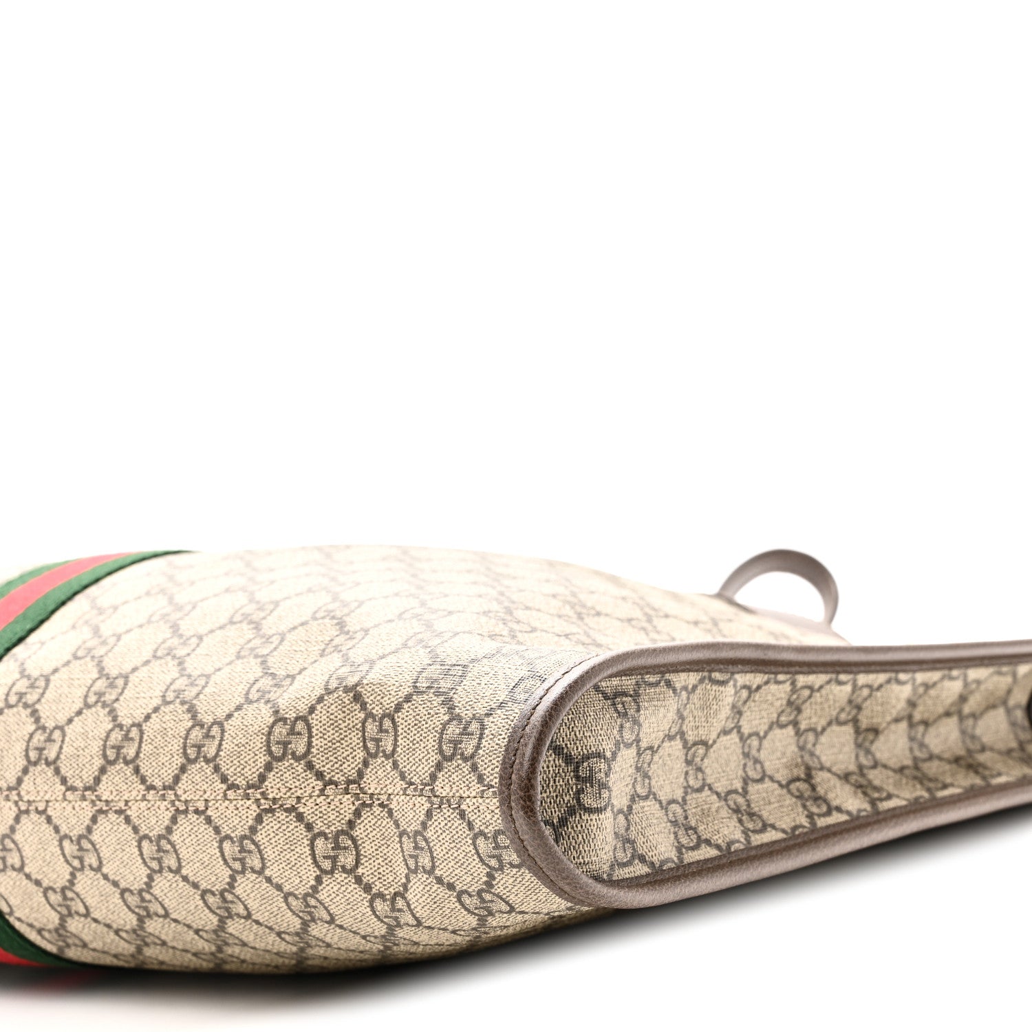 GG Supreme Monogram Large Rajah Chain Tote Beige New Acero