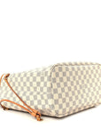Damier Azur Neo Neverfull MM Rose Ballerine