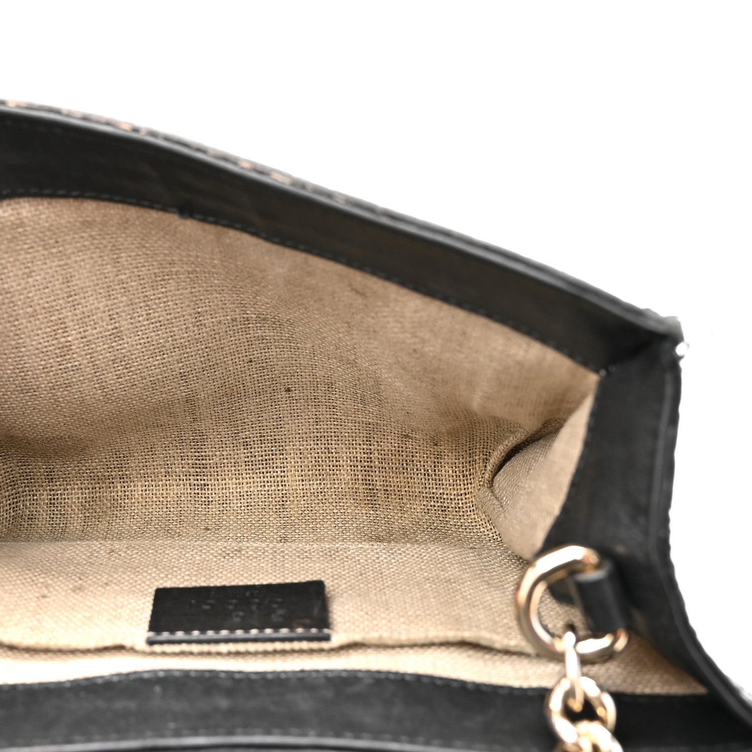 MicroGCCIssima Mini Emily Chain Shoulder Bag Black