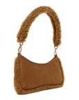 Suede Shearling Le Bisou Doux Camel
