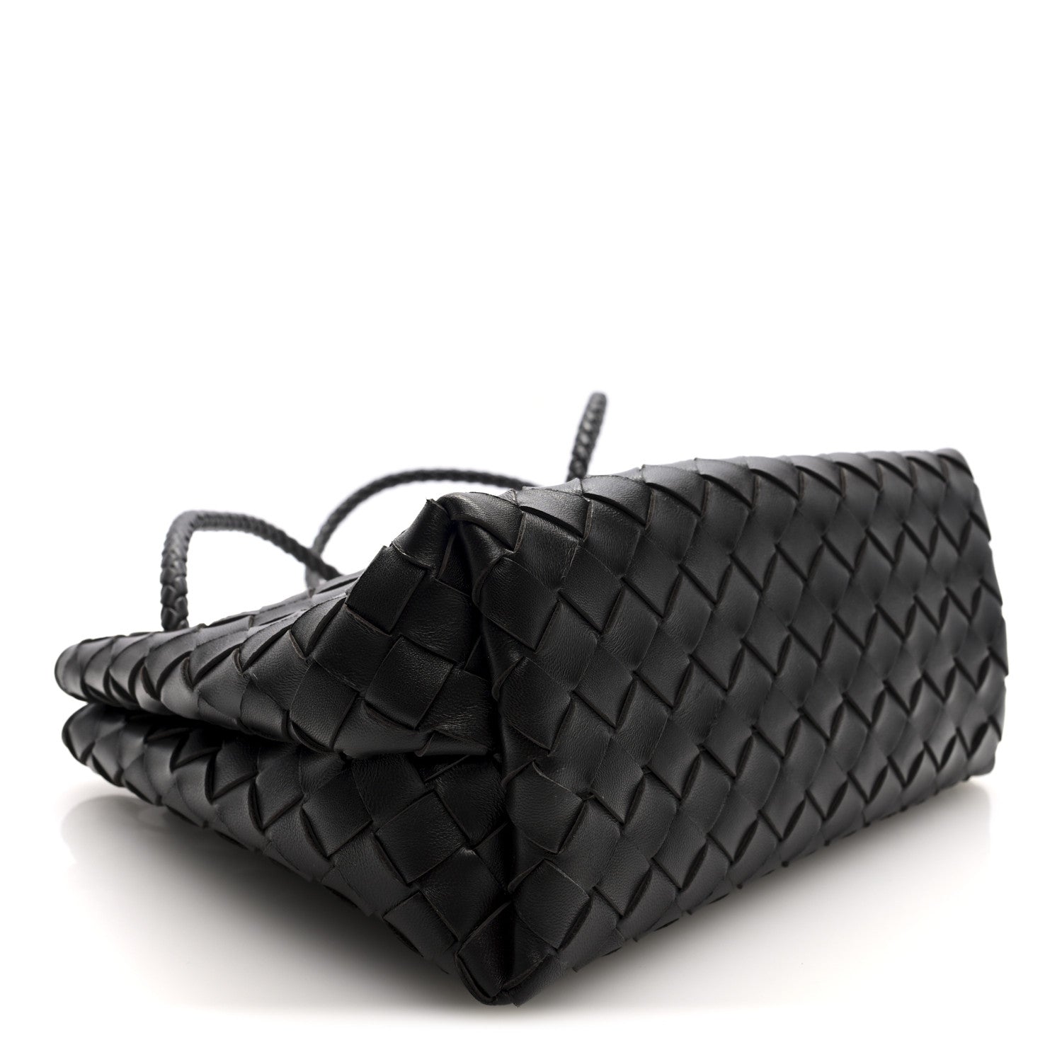 Nappa Intrecciato Small Andiamo Shoulder Bag Fondant