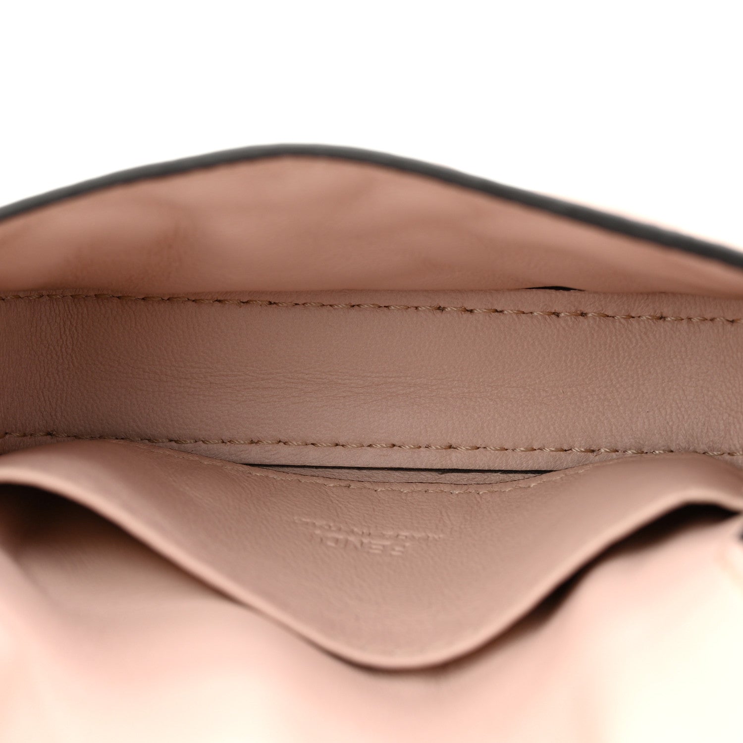 Nappa Matisse FF Embossed Nano Maxi Buckle Baguette Charm Rosa Quarzo