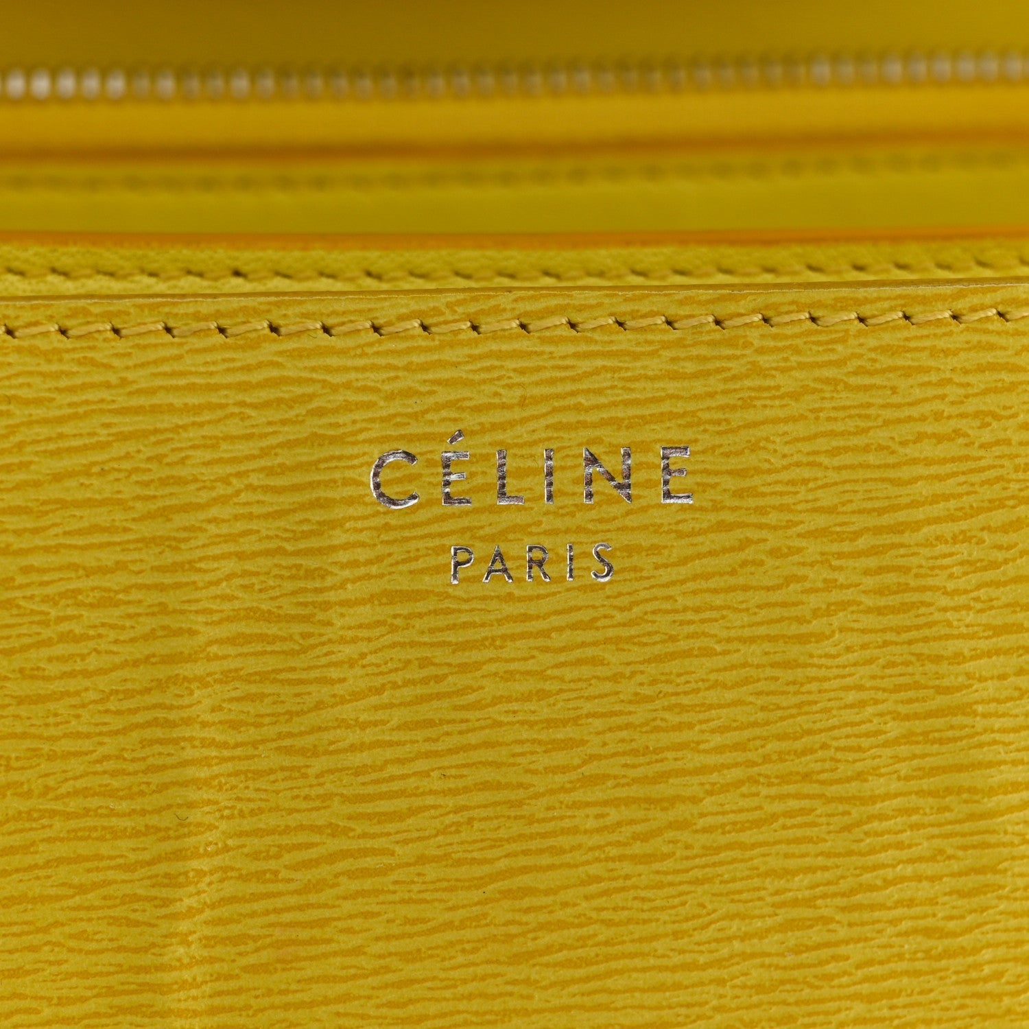 Liege Calfskin Medium Classic Box Flap Bag Fluo Yellow